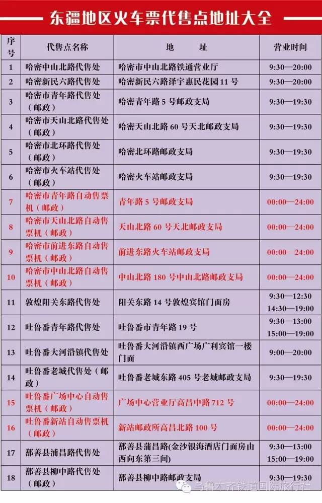 又一波新票点开业啦！再别去火车站售票厅挤啦