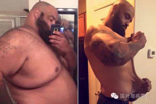 300斤的胖子三年减肥,美国300斤男胖子减肥成功