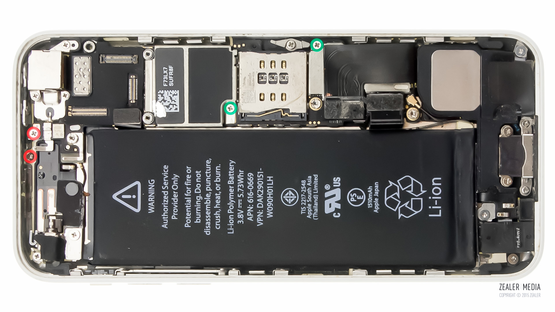 拆iphone5c教程,苹果5c换后壳