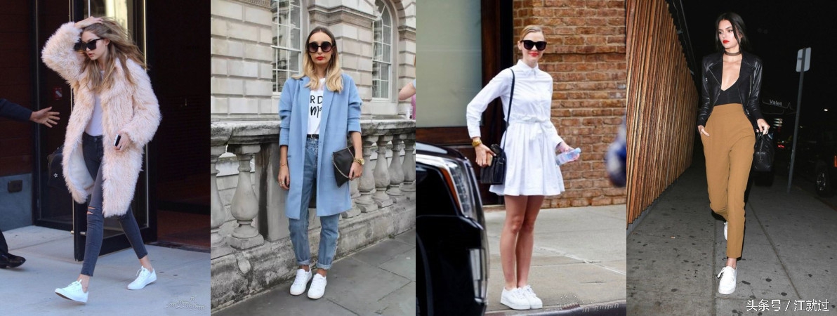 秋冬日系小白鞋怎么搭配,秋冬必备的一双百搭鞋