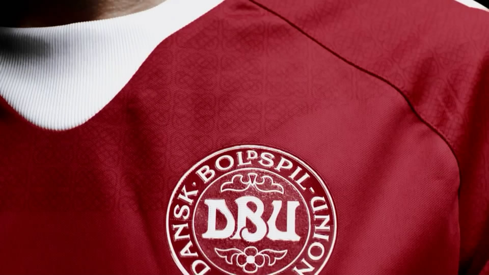2019丹麦队员球衣,丹麦2024年主场球衣
