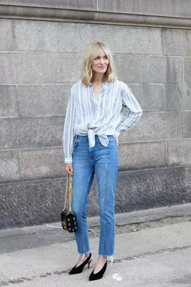 藏青色复古慵懒风套装裤子,秋冬流行趋势裤子