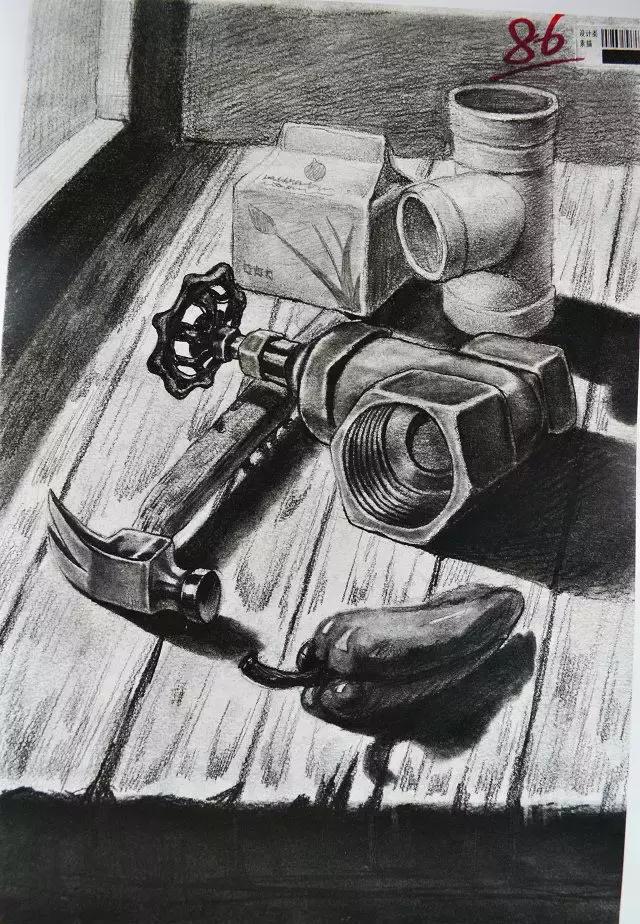 四川美术学院高分卷素描,四川美术高分卷