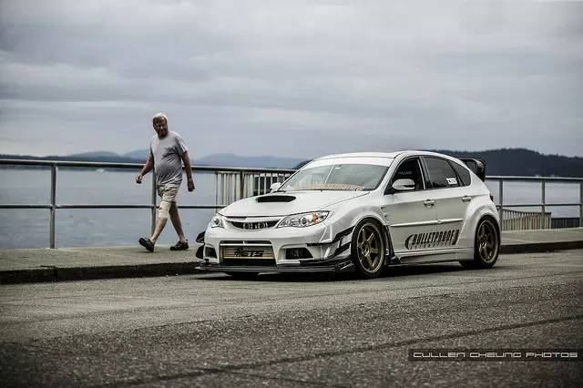 topsecret改装,国外翻新斯巴鲁翼豹sti