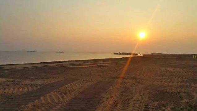 钦州新开发的沙滩,钦州免费的海滩