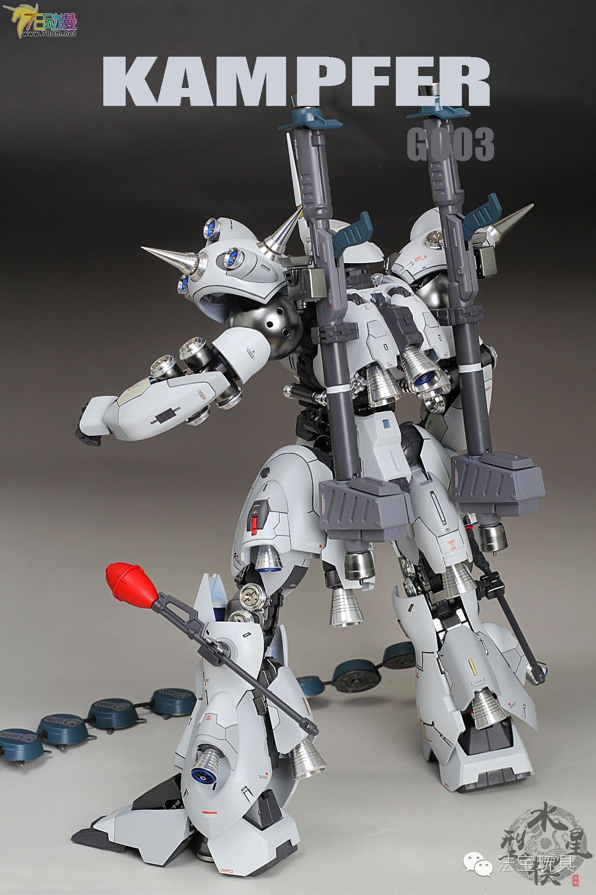 高达模型白色风暴高高mg1/100京宝梵