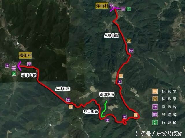 东钱湖旅游攻略徒步路线图,东钱湖古道徒步