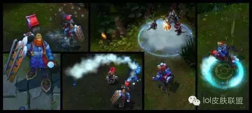 lol手游奥利安娜冰雪节皮肤特效,船长冰雪节皮肤特效
