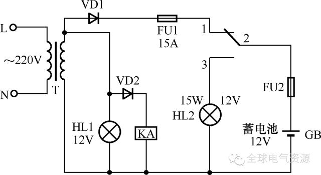 各种灯具线路接线图,单个灯具接线示意图