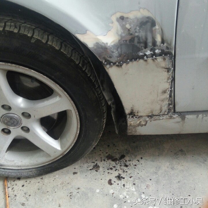 汽车钣金有个洞怎么补,汽车钣金破了一个洞