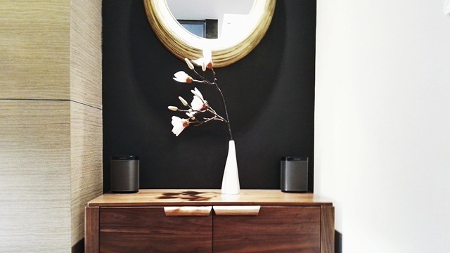 4个音箱同时播放,4个音箱组合