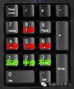 电脑鼠标坏了如何让键盘控制鼠标,鼠标坏了怎么用键盘操作电脑