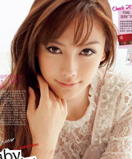 angelababy出道前后对比,angelababy早期日本拍戏