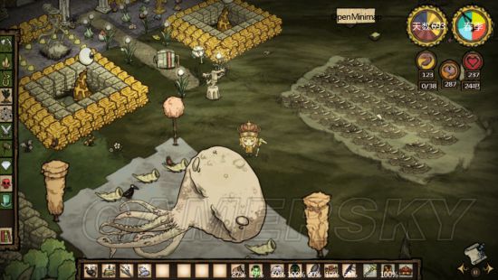 饥荒联机版豪华基地设计图,饥荒单机九宫格基地建设图