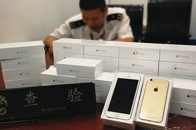 深圳海关查获100部手机,深圳海关查获一批苹果手机