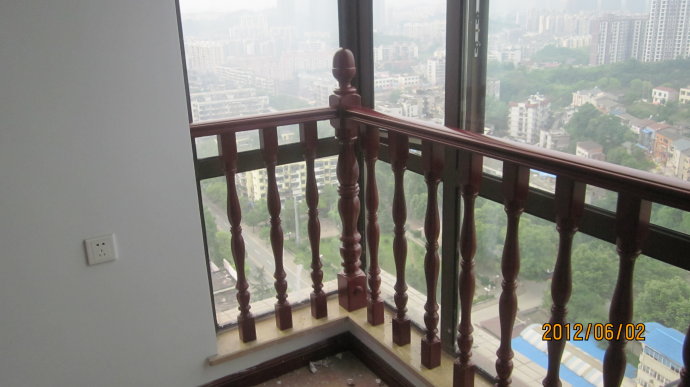 木艺围栏护栏,木艺栏杆效果图