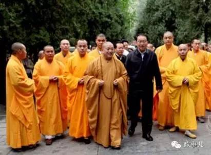 来到少林寺的政要：江*民泽**、李鹏、*邦国吴**、*庆林贾**等