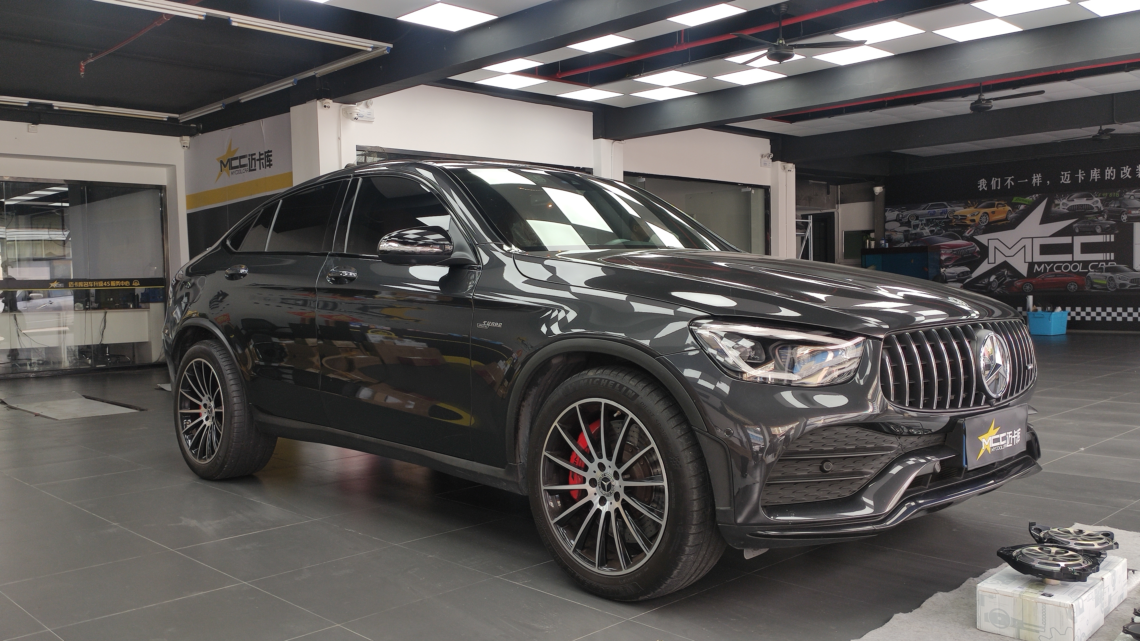 奔驰glc升级柏林之声音响,glc300升级柏林之声杭州