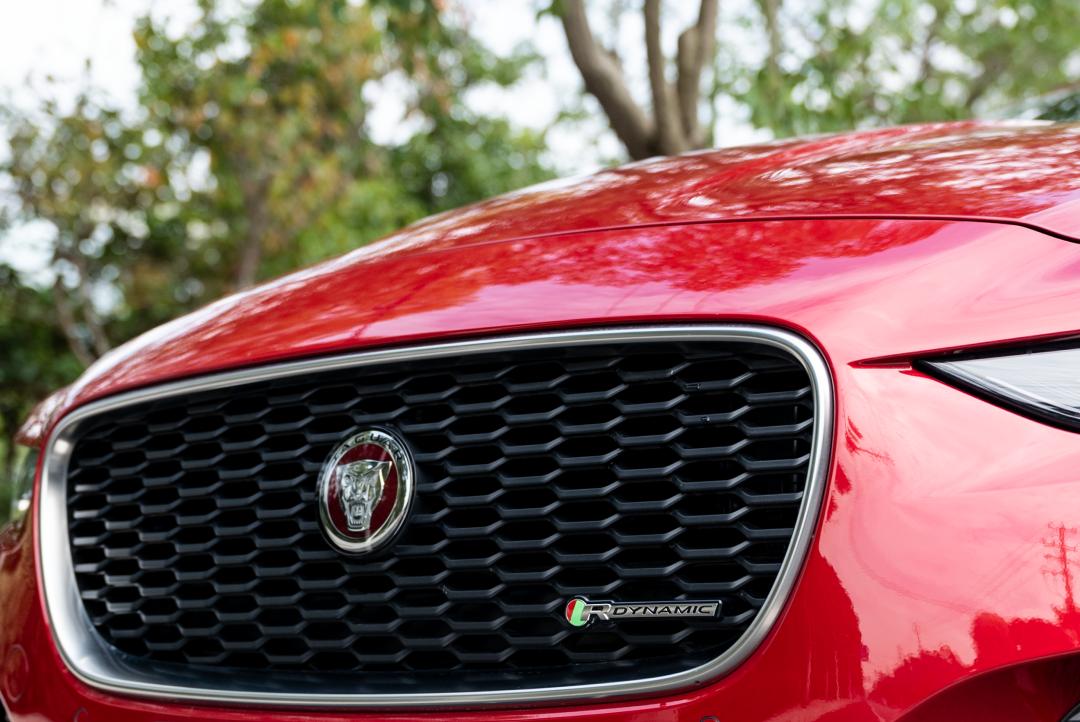 捷豹xel2024款曜黑运动版赛车绿,捷豹xel2.0t200psr-dynamics