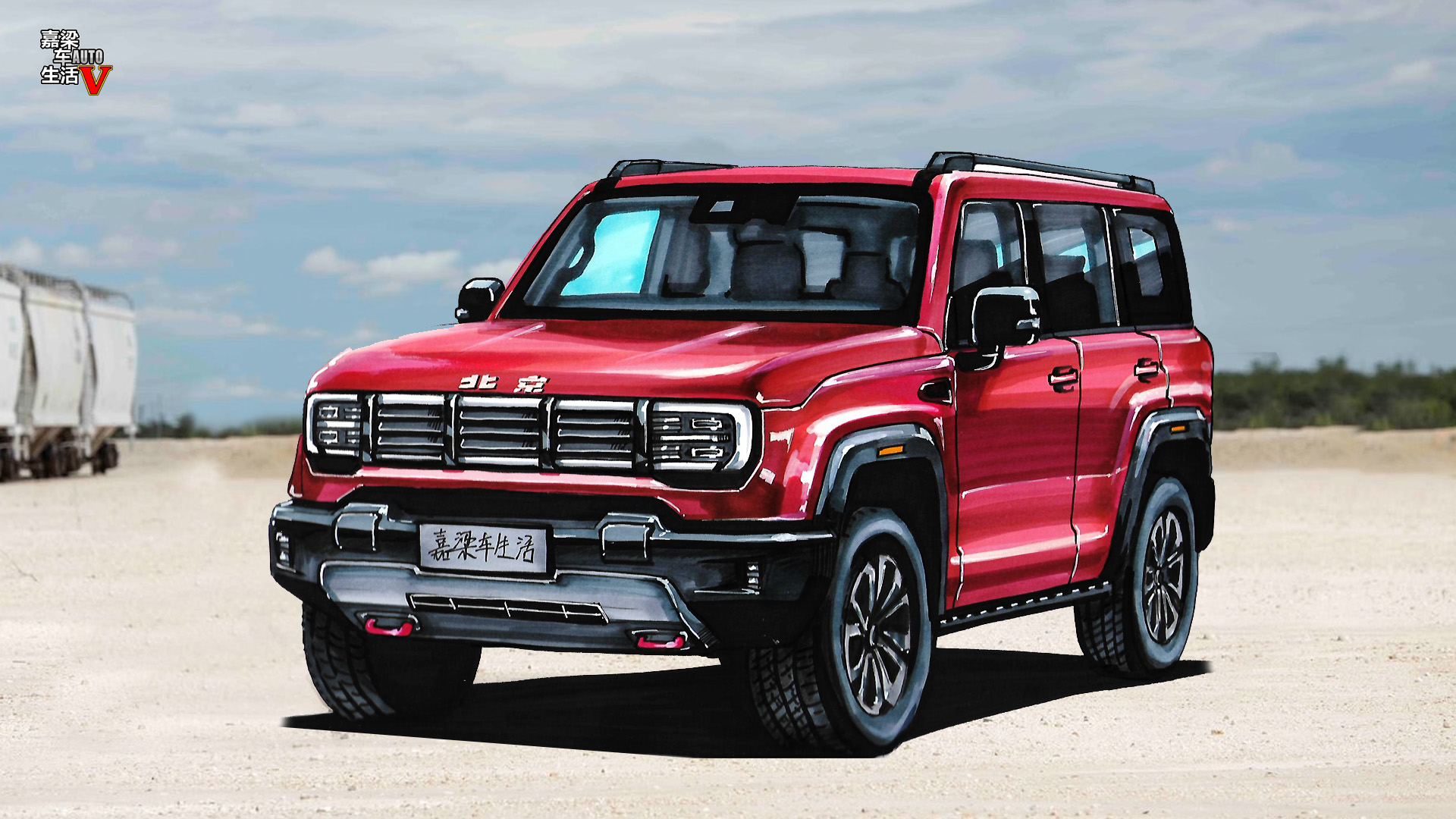 全新一代北京BJ40谍照曝光,新一代北京bj40实车