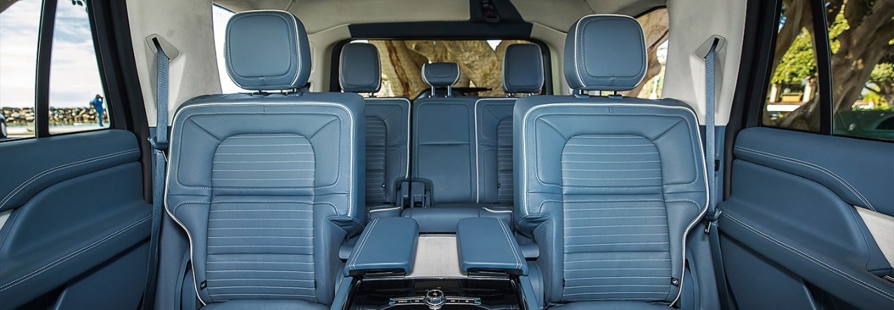 林肯领航员梵海蓝内饰改装,林肯领航员内饰图片