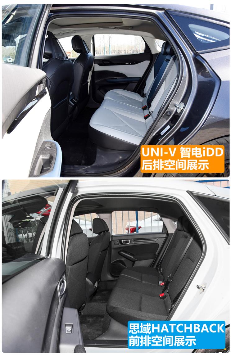 uni-v和本田思域,思域vs长安uni-v现实对比