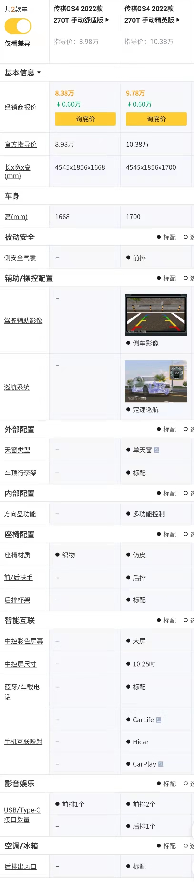 广汽传祺gs4最新评价,2018款广汽传祺gs4详细参数