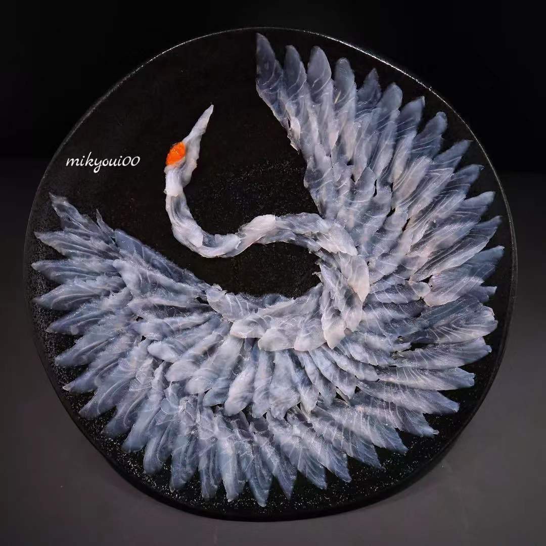 澳龙刺身摆盘制作视频,刺身制作视频创意摆盘