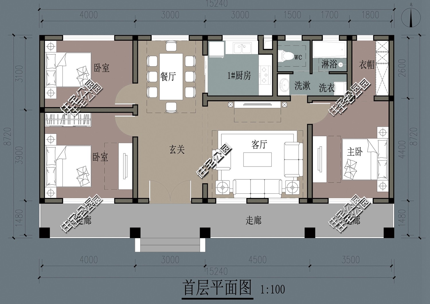 湖南陈先生30万自建农村小平房，有假山有菜园，占地1亩就是爽
