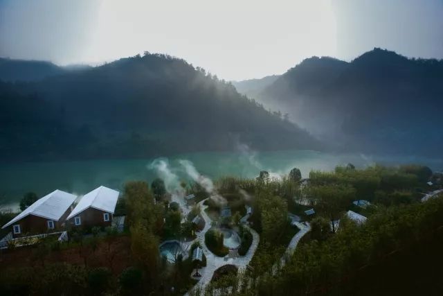 ¥599/套起!栖息30只孔雀!竹海环绕避世酒店竟全部用竹子造