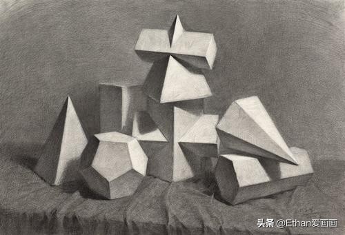 石膏头像素描教程视频,人物石膏素描入门教程