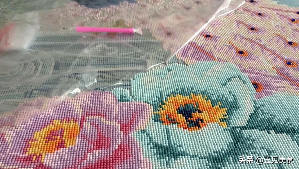 一张钻石十字绣,一幅钻石十字绣