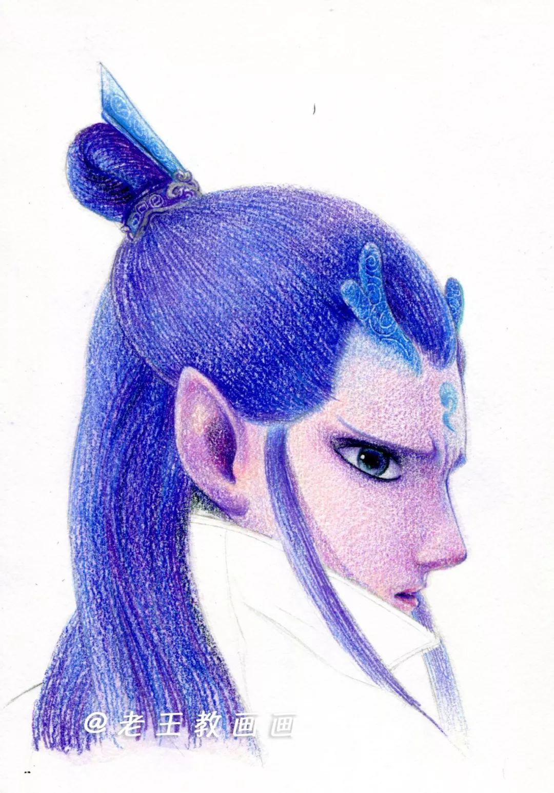 敖丙龙怎么画又帅气又好看,哪吒之魔童降世哪吒敖丙怎样画