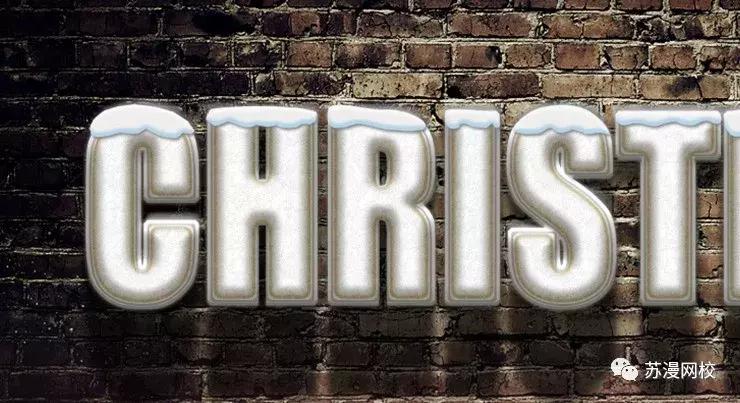 ps制作圣诞宣传卡片,ps圣诞节海报雪花效果