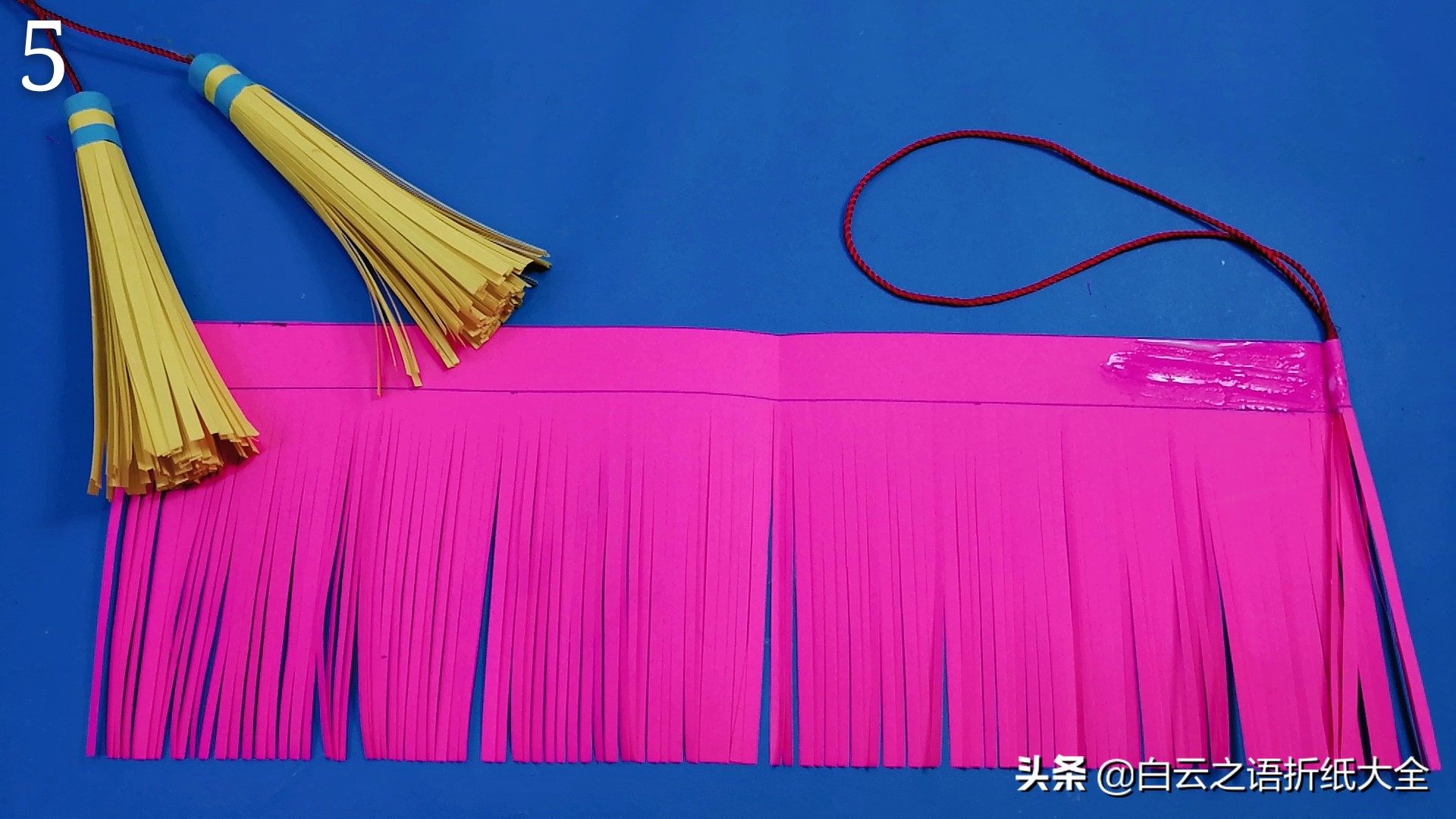 流苏教程简单折纸,折纸大全既简单又好看慢教程