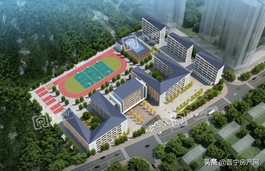 普宁二中实验学校新校区,普宁二中附属学校开工奠礼