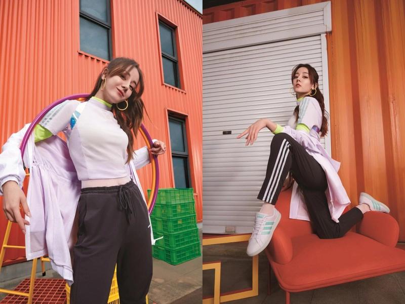 adidas迪丽热巴薄荷绿,adidasneo图片大全