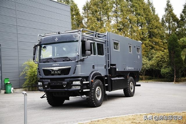 500万的德国曼卡4x4越野房车,德国曼4x4越野房车试驾视频