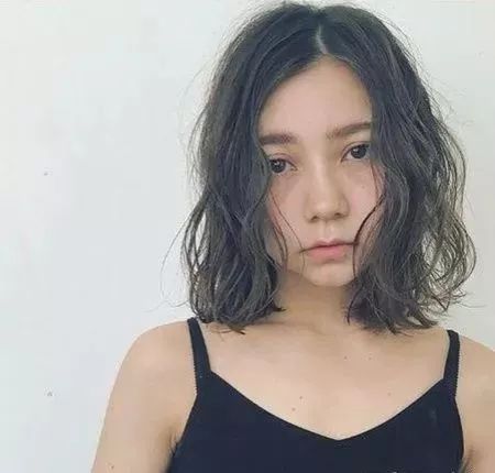 长脸型中长发烫发图片大全,小脸型中长发烫发