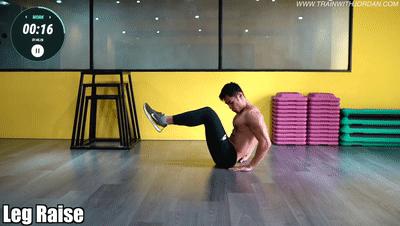 八分钟高强度虐腹训练动作,一个月练出腹肌5组练腹动作