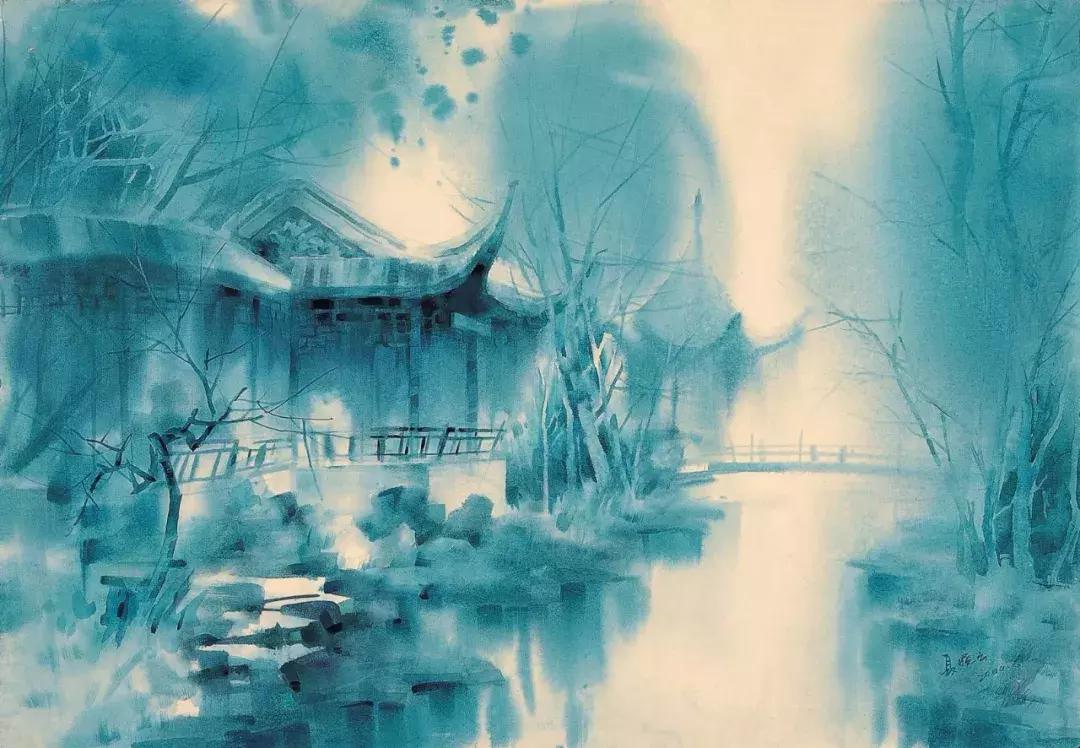 夏晓云水彩画图片,艺展中国油画作品欣赏