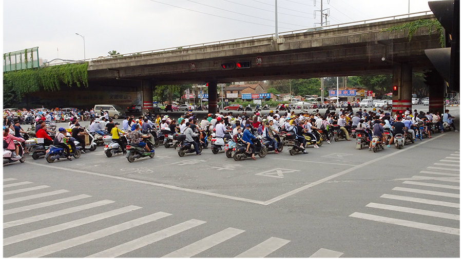 南宁电驴进市区,南宁电驴专用道
