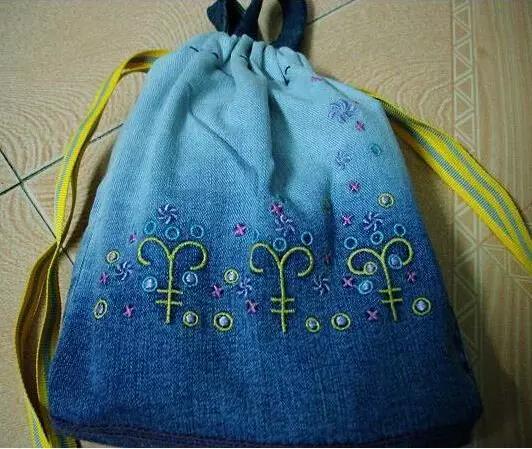 牛仔裤改包包做法大全简单,旧牛仔裤的超实用改造成品