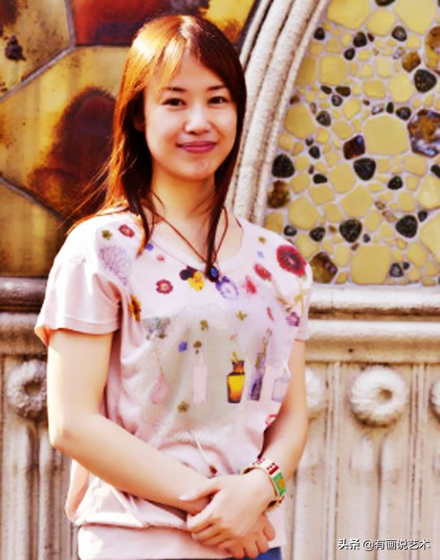 捡石头画风景图,路边随便捡的石头画一个东西