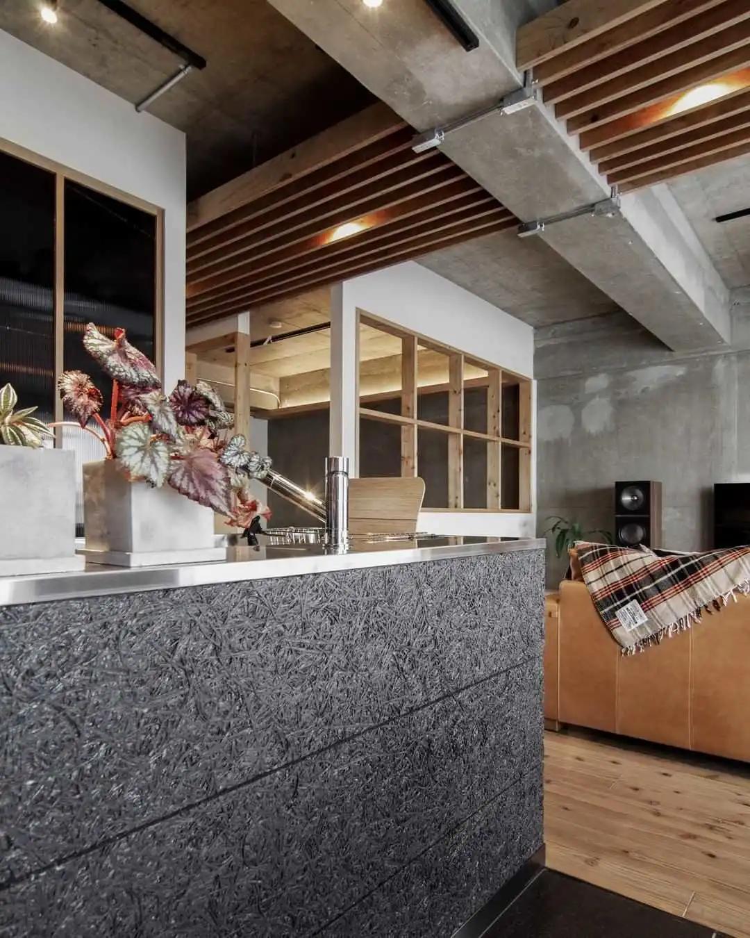 高颜值不锈钢台面橱柜,不锈钢大理石橱柜