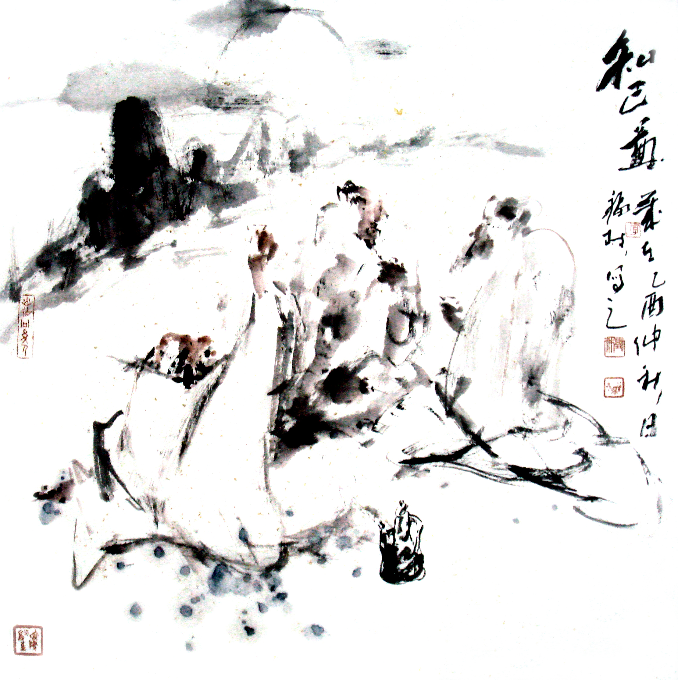 当代中国画写意人物画欣赏,王西京中国写意人物画欣赏