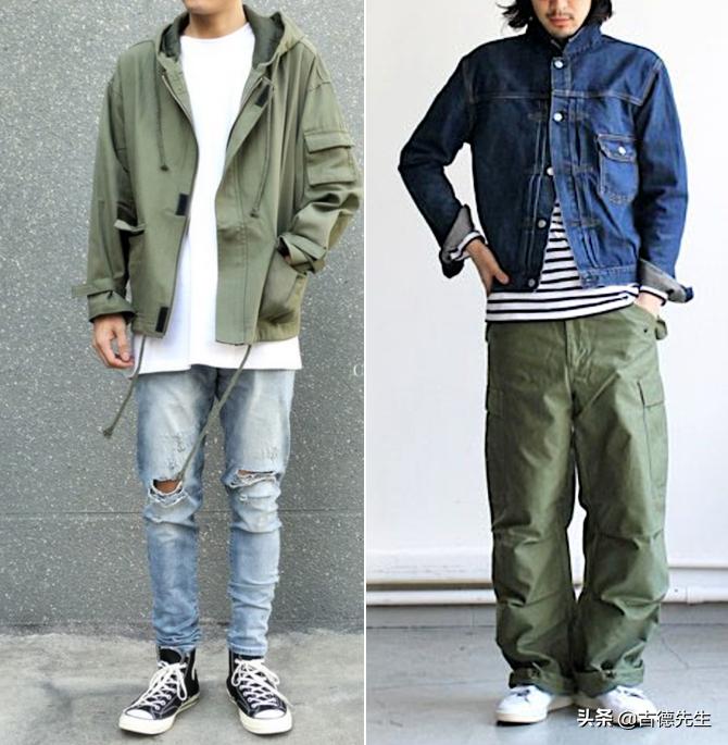 男式个性春季穿搭,男士显白穿搭