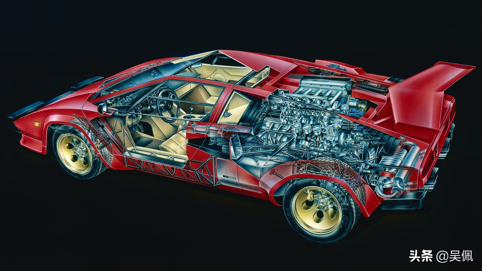 汽车解剖结构图大全,汽车全解剖结构图