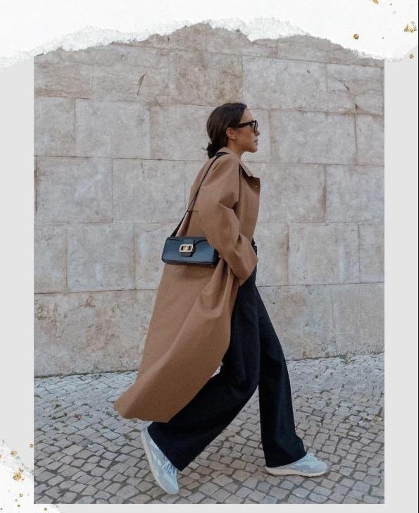 驼色大衣的10种经典穿法,驼色大衣穿搭减龄街拍