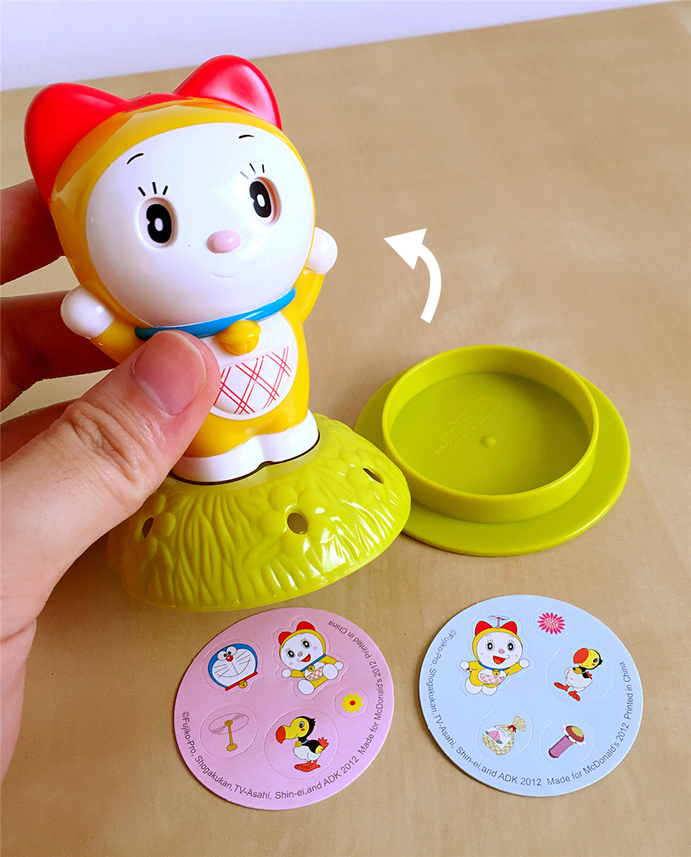 麦当劳哆啦a梦套餐玩具,哆啦a梦麦当劳儿童套餐玩具